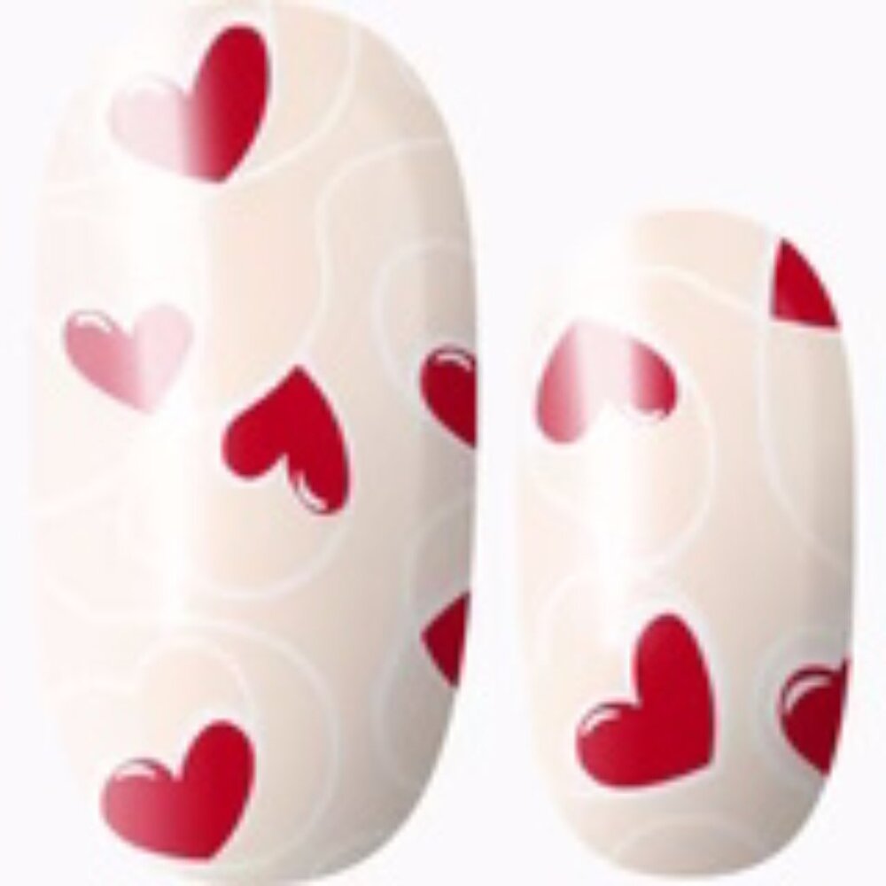 3 For 15 - LILY & FOX - CRAZY FOR YOU Nail Stickers Wraps Strips Valentine